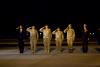 President Barack Obama attends a ceremony at Dover Air Force Base in Dover, Delaware, October 29, 2009, for the dignified transfer of 18 U.S. personnel who died in Afghanistan.
