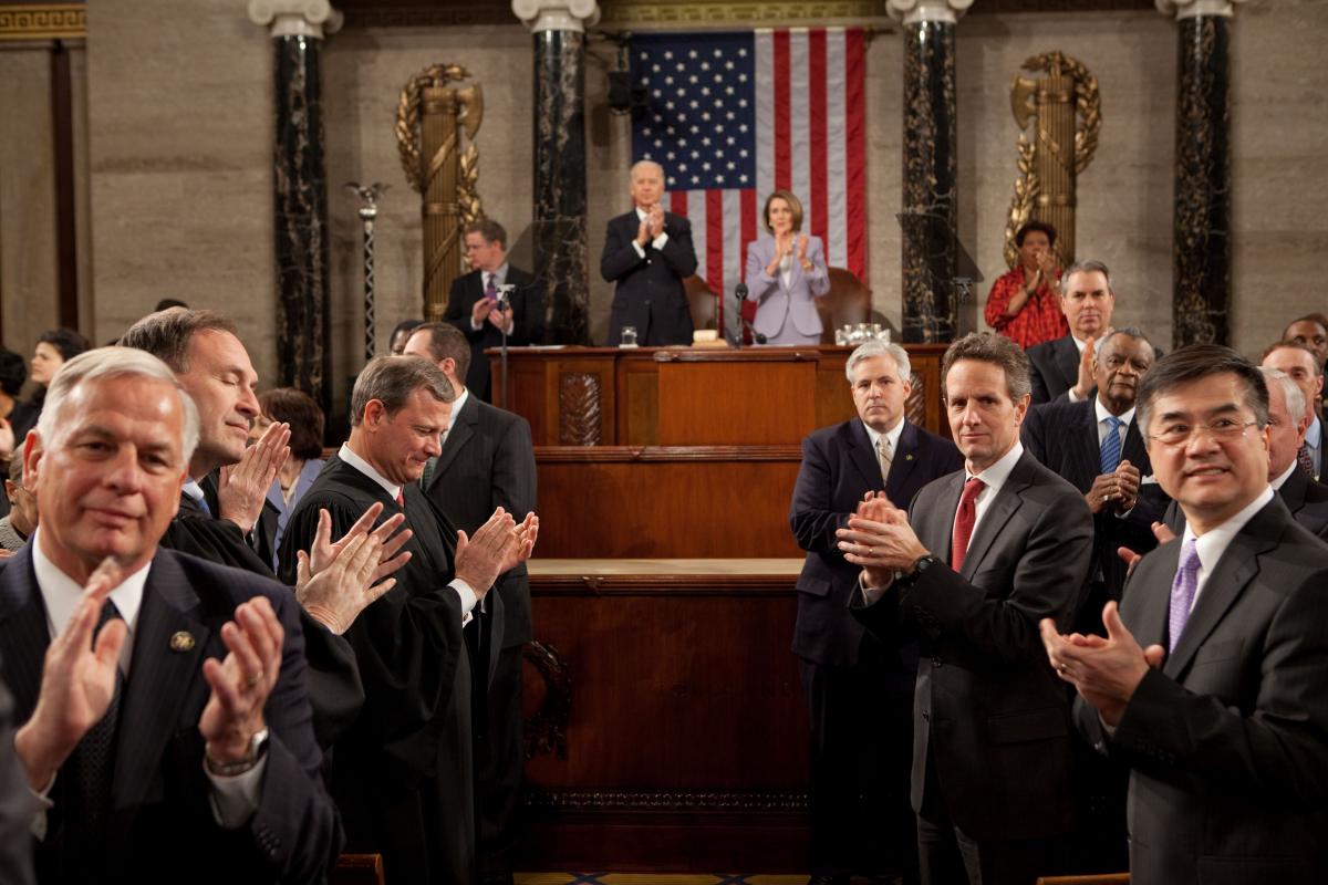 First State Of The Union Address Barack Obama Presidential Library